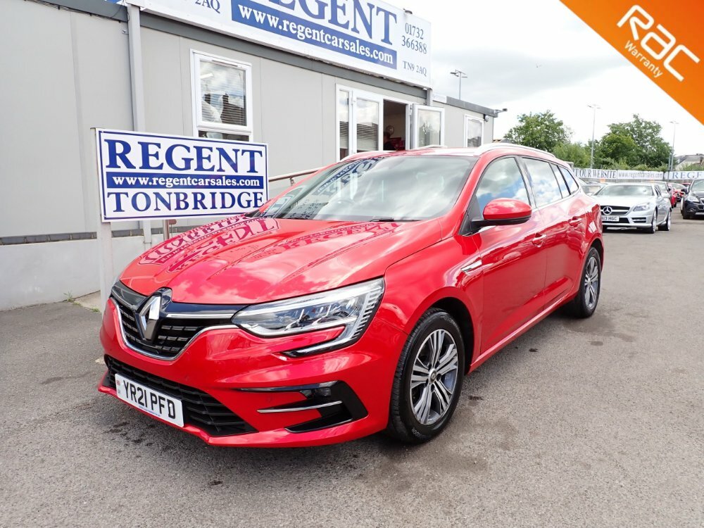 Compare Renault Megane 1.5 Blue Dci Iconic Sport Tourer YR21PFD Red
