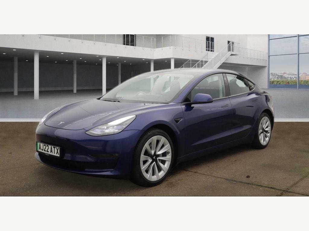 Compare Tesla Model 3 Dual Motor Long Range 4Wde AJ22ATX Blue