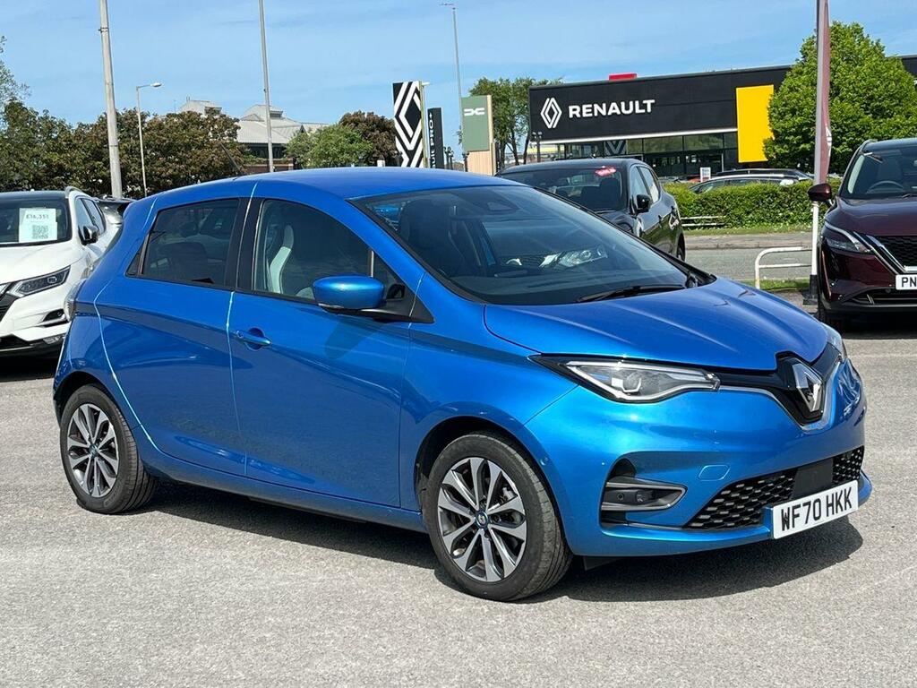 Compare Renault Zoe Renault Zoe 100Kw I Gt Line R135 50Kwh WF70HKK Blue