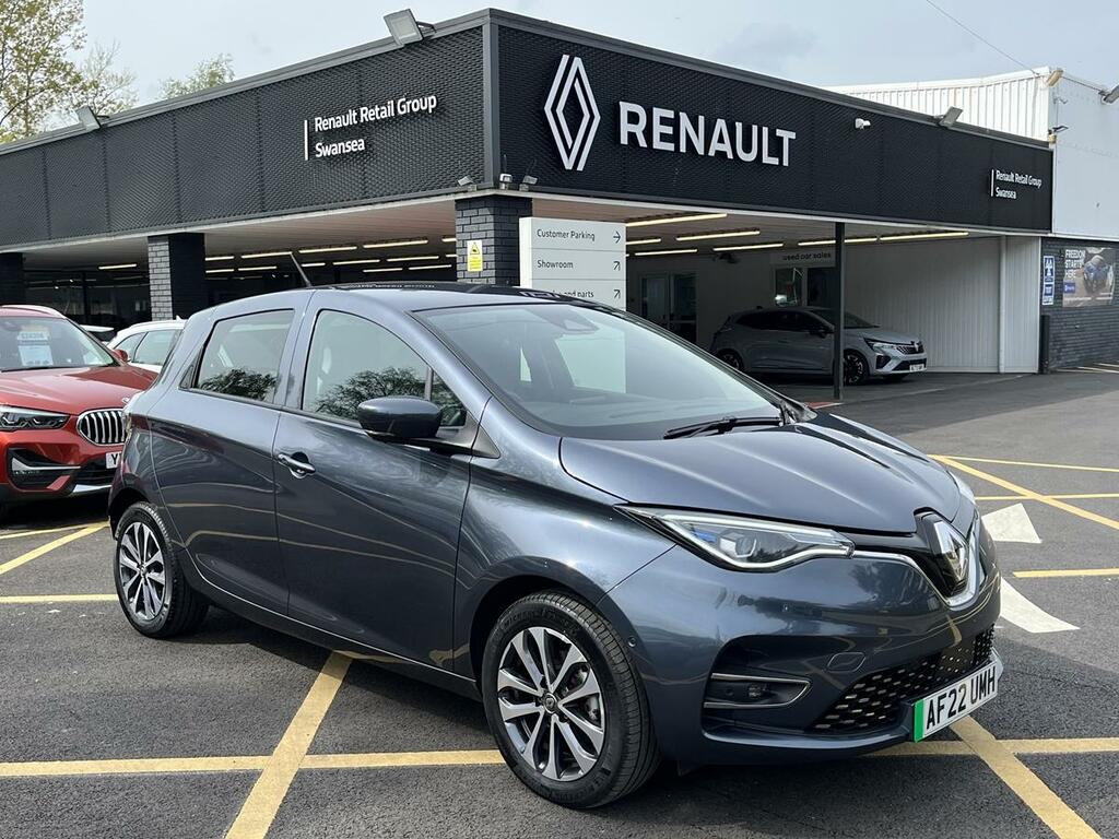 Compare Renault Zoe Renault Zoe 100Kw Gt Edition R135 50Kwh Rapid Char AF22UMH Grey