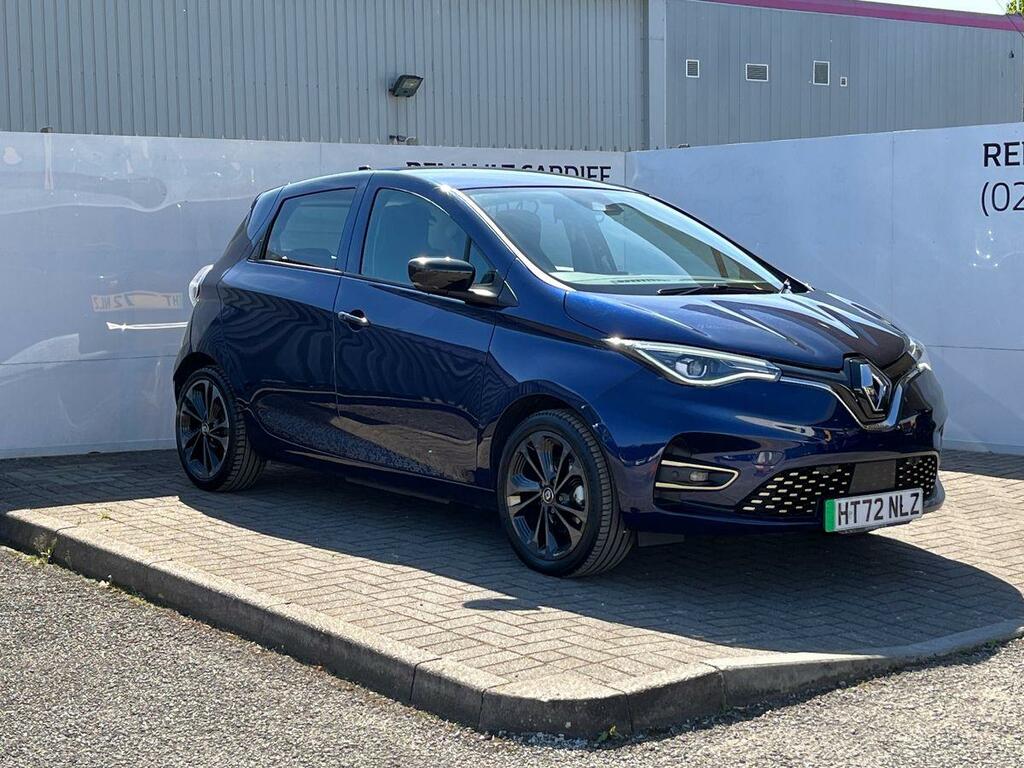 Compare Renault Zoe Renault Zoe 100Kw Iconic R135 50Kwh Boost Charge 5 HT72NLZ Blue