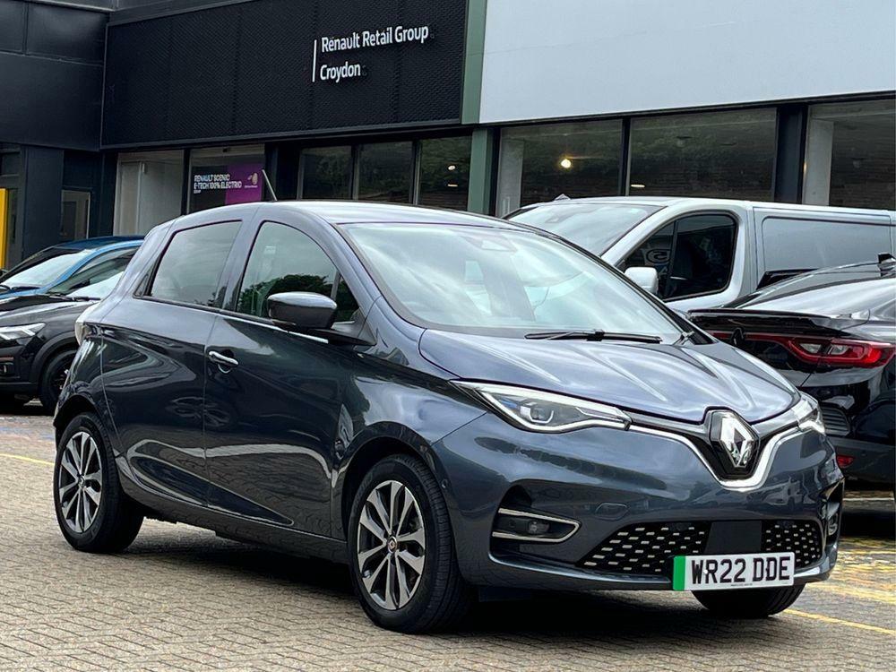 Compare Renault Zoe Renault Zoe 100Kw Gt Line R135 50Kwh Rapid Charg WR22DDE Grey