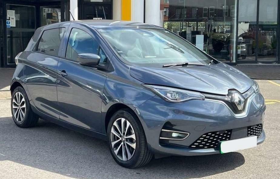 Compare Renault Zoe Renault Zoe 100Kw Gt Line R135 50Kwh Rapid Charg HN22DXP Grey