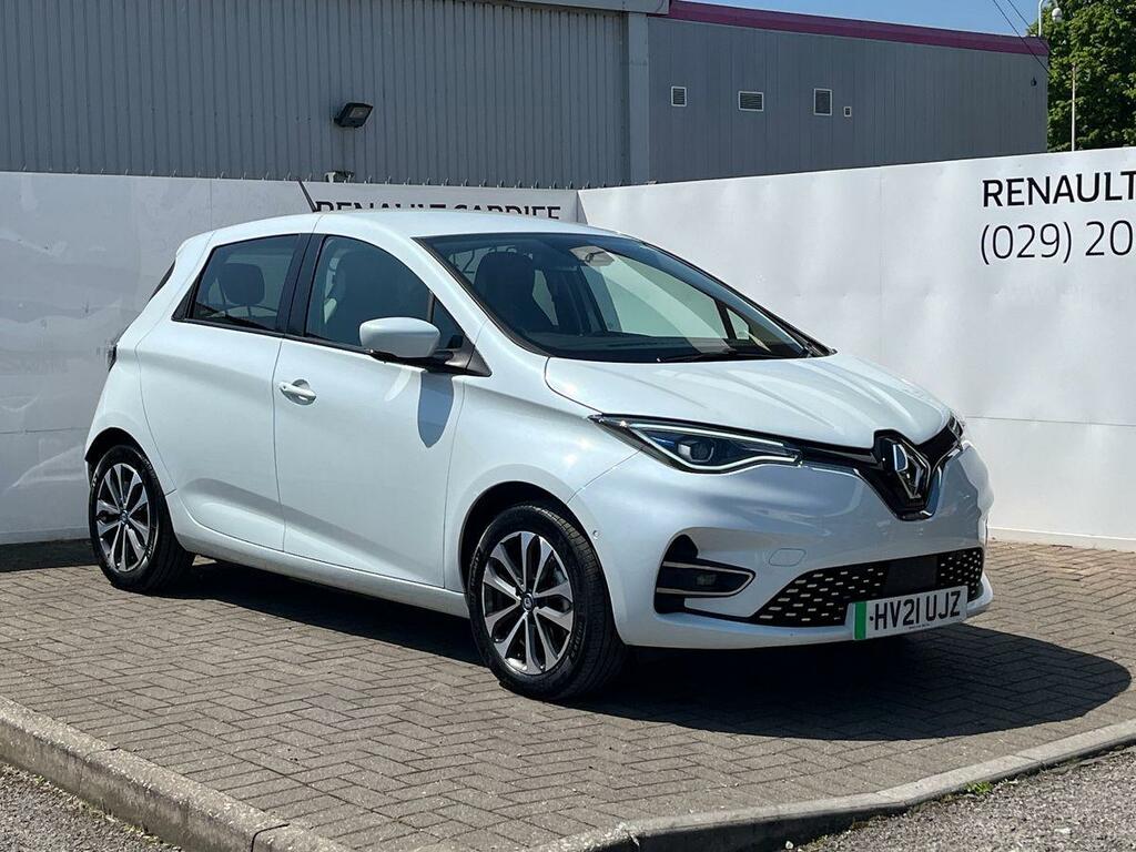 Compare Renault Zoe Renault Zoe 100Kw I Gt Line R135 50Kwh Rapid Charg HV21UJZ White