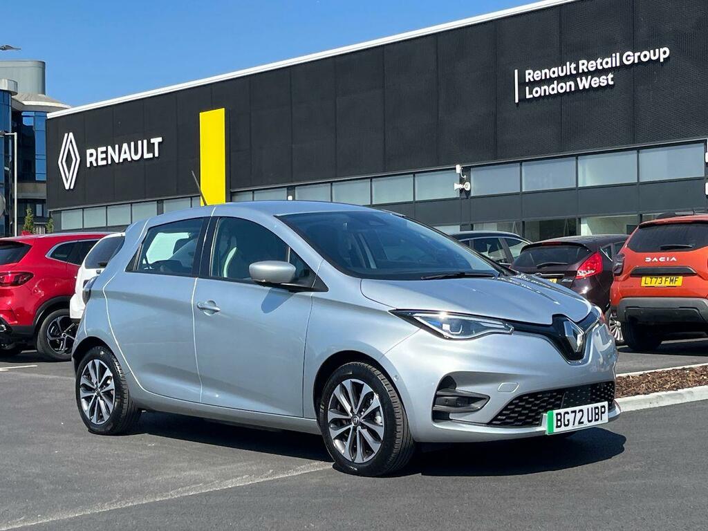 Compare Renault Zoe Renault Zoe 100Kw Gt R135 50Kwh Rapid Charge A BG72UBP Grey