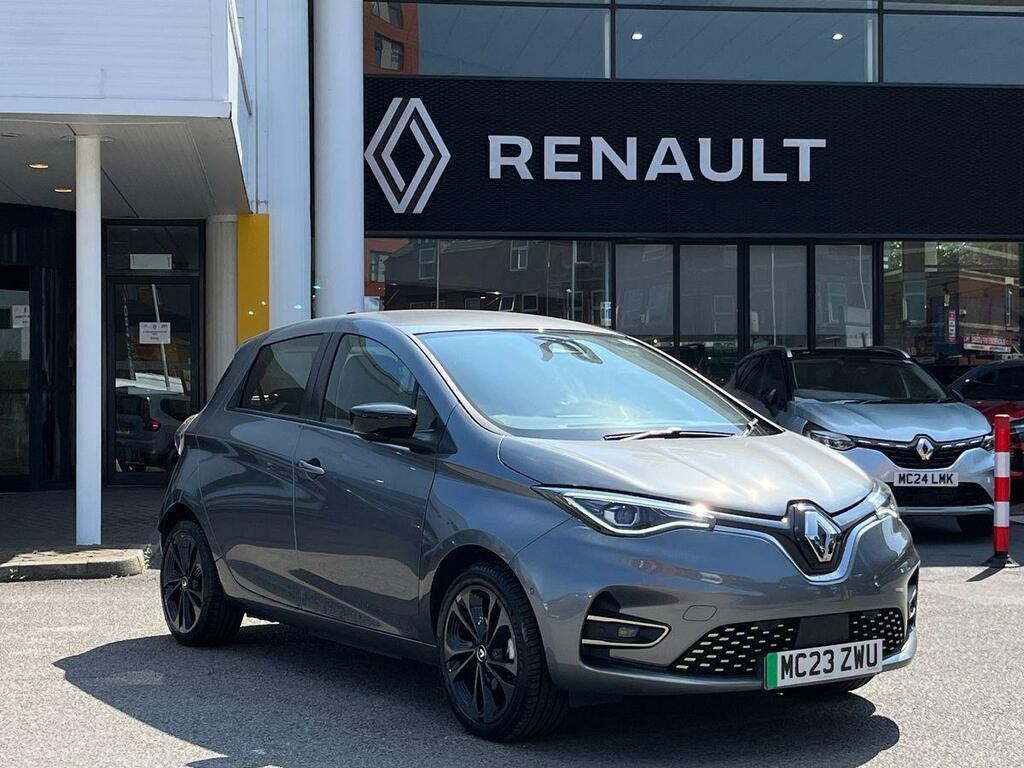 Compare Renault Zoe Renault Zoe 100Kw Iconic R135 50Kwh Boost Charge 5 MC23ZWU Grey
