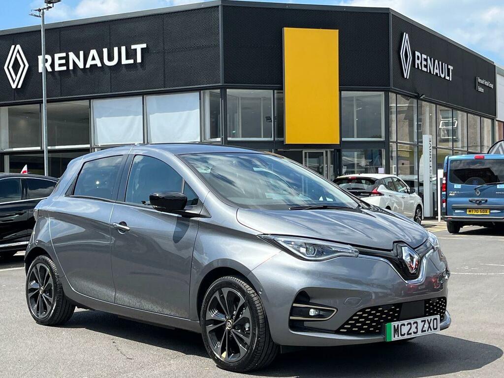 Compare Renault Zoe Renault Zoe 100Kw Iconic R135 50Kwh Boost Charge 5 MC23ZXO Grey