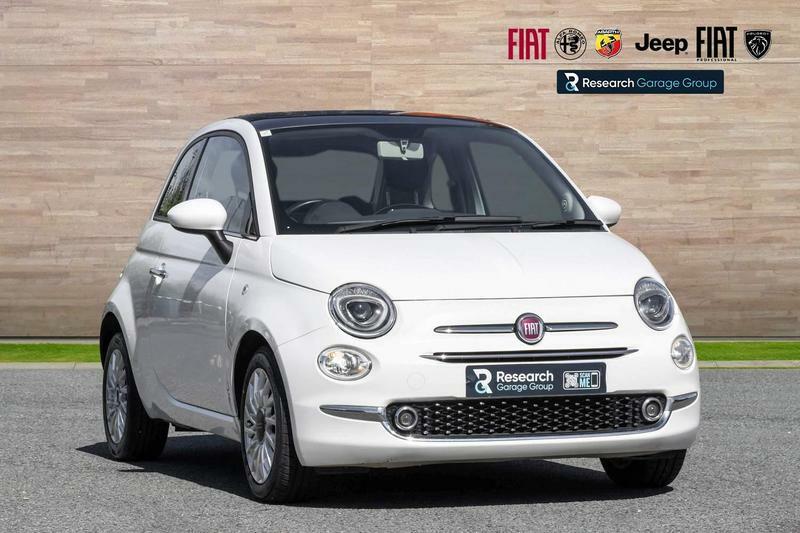Compare Fiat 500 1.2 Lounge Euro 6 Ss WR17KYW White