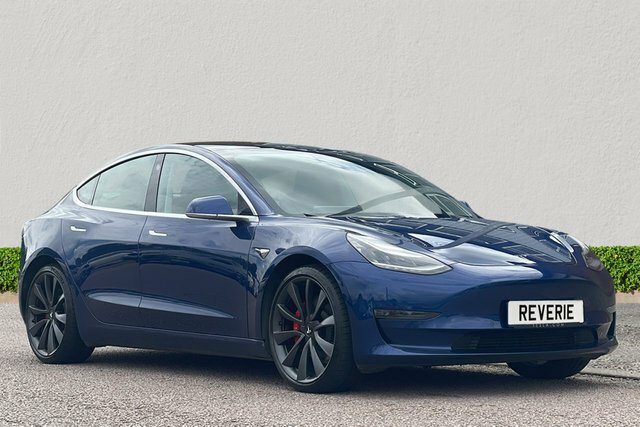 Compare Tesla Model 3 Performance Awd 483 Bhp LD20FYU Blue