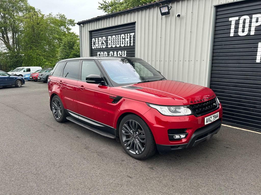 Compare Land Rover Range Rover Sport 3.0 V6 Hse Dynamic 4Wd Euro 6 Ss AVZ7944 Red