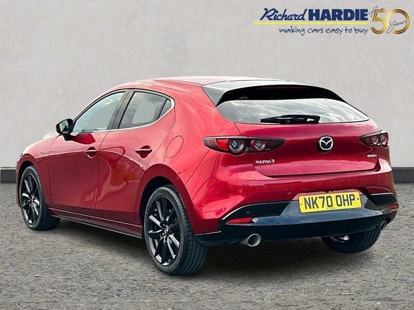 Compare Mazda 3 2.0 Skyactiv-x Mhev Sport Lux Euro 6 Ss NK70OHP Red