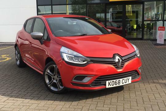 Compare Renault Clio Hatchback Gt Line KO68CUY Red