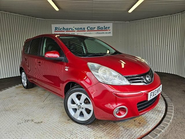 Compare Nissan Note 1.4 N-tec Plus 88 Bhp FX13WYC Red
