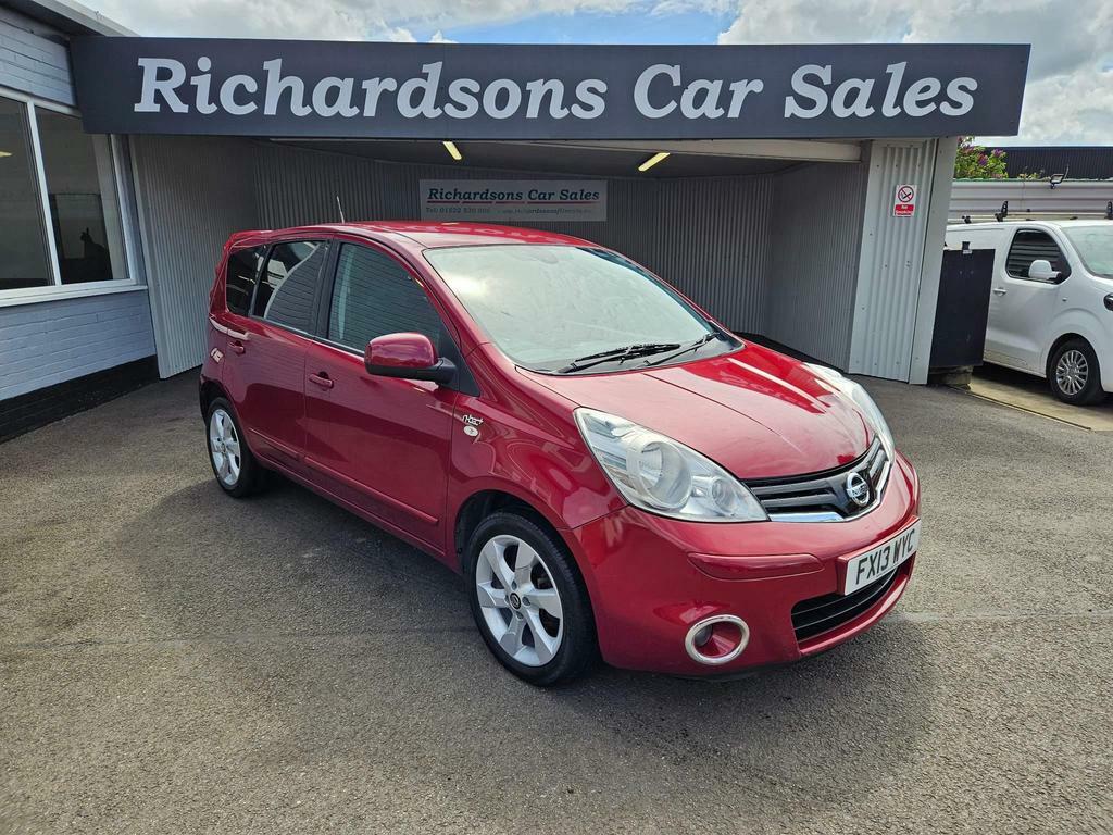 Compare Nissan Note 1.4 16V N-tec Euro 5 FX13WYC Red