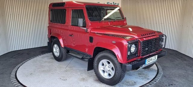 Land Rover Defender Td Xs Station Wagon Red #1