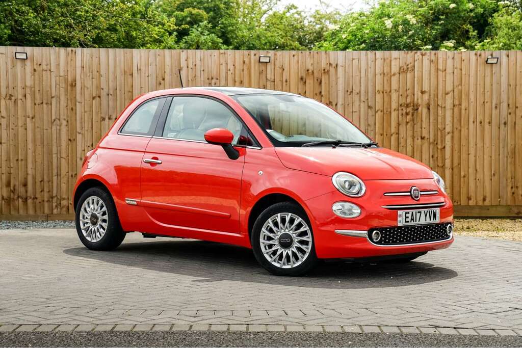 Compare Fiat 500 Lounge EA17YVW Pink