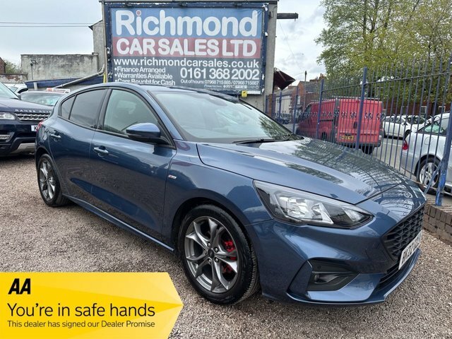 Ford Focus 1.0 St-line Edition Mhev 124 Bhp Blue #1