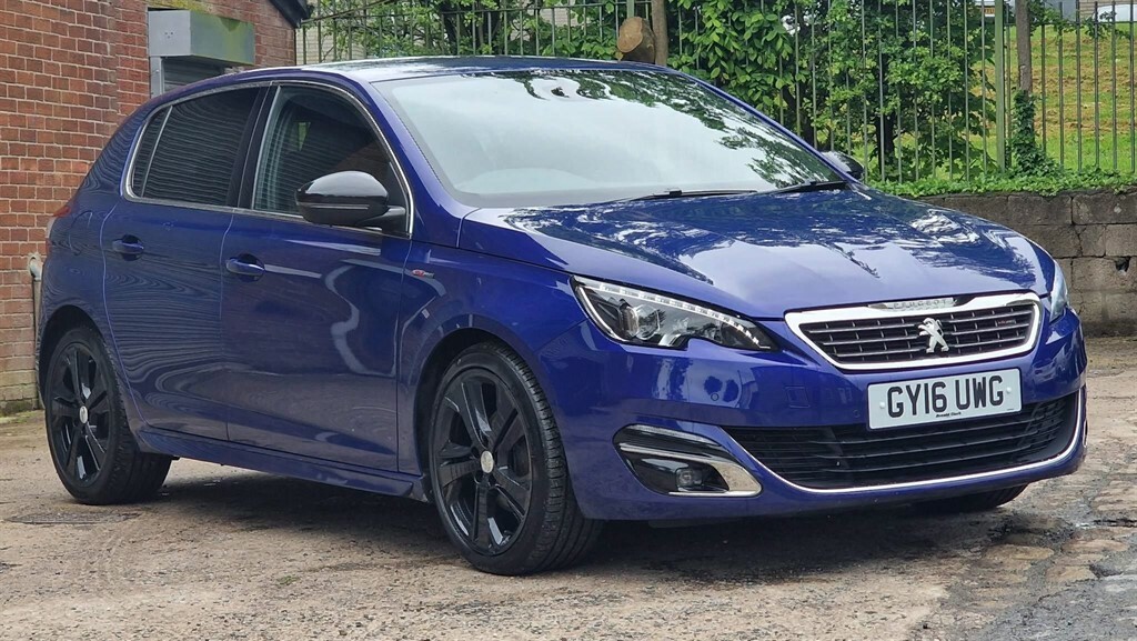 Compare Peugeot 308 308 Gt Line Blue Hdi Ss GY16UWG Blue