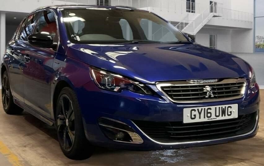 Compare Peugeot 308 308 Gt Line Blue Hdi Ss GY16UWG Blue