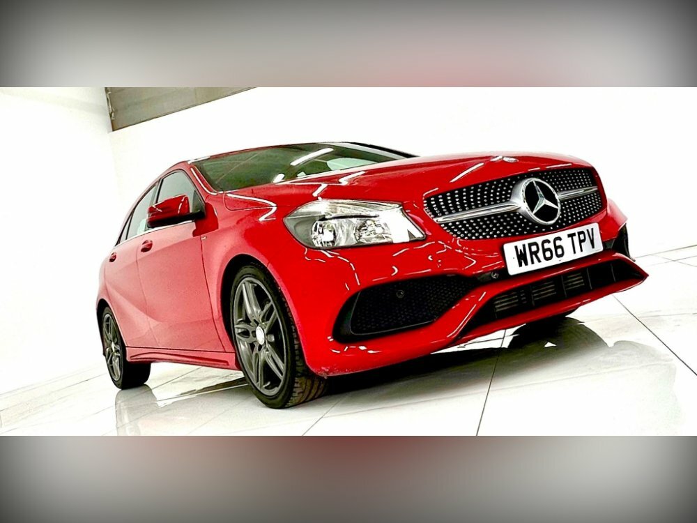 Compare Mercedes-Benz A Class 1.6 A180 Amg Line Executive 7G-dct Euro 6 Ss WR66TPV Red