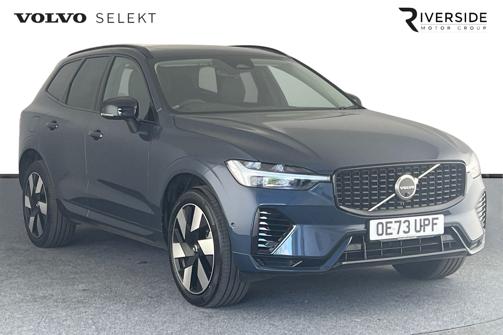 Compare Volvo XC60 Recharge Plus, T6 Awd Plug-in Hybrid, OE73UPF Blue