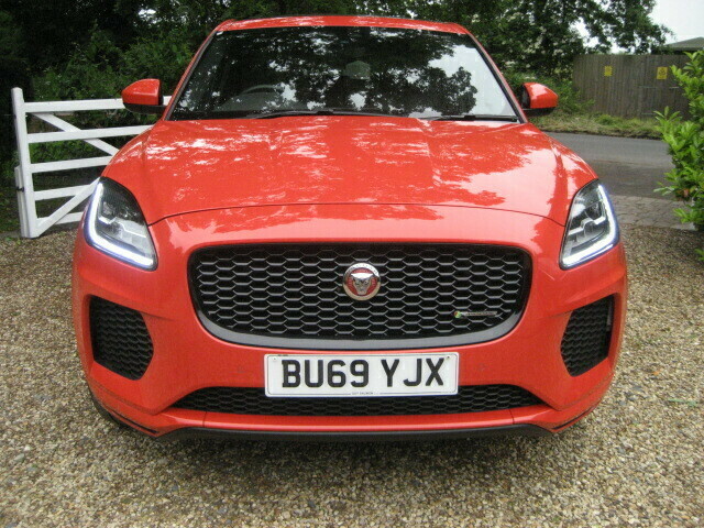 Compare Jaguar E-Pace 2.0D180 Chequered Flag BU69YJX Red