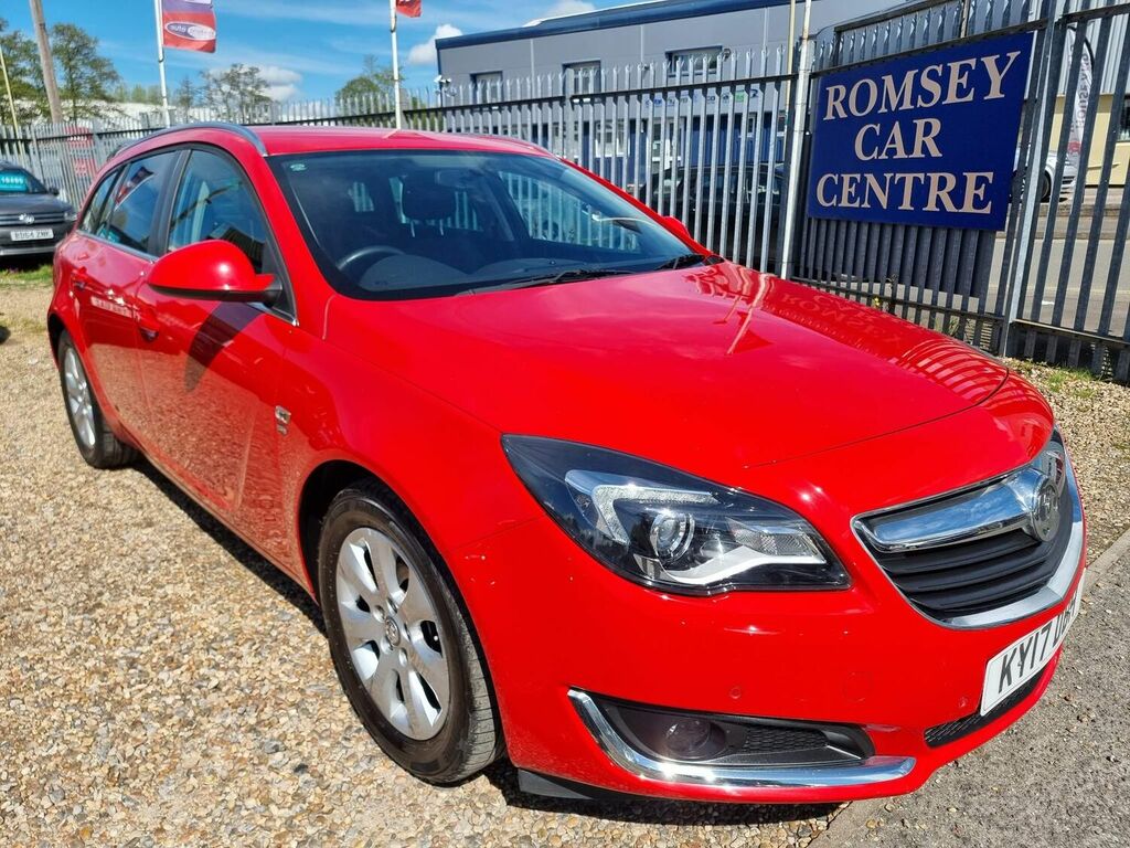 Compare Vauxhall Insignia Estate KY17DBH Red