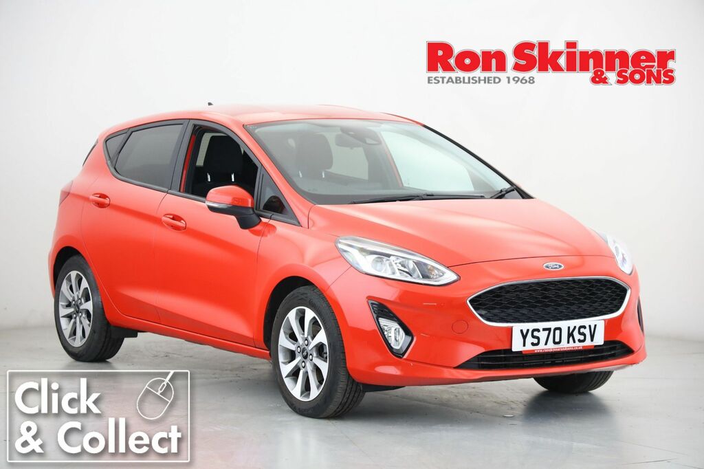 Compare Ford Fiesta 1.1 Trend 74 Bhp YS70KSV Red