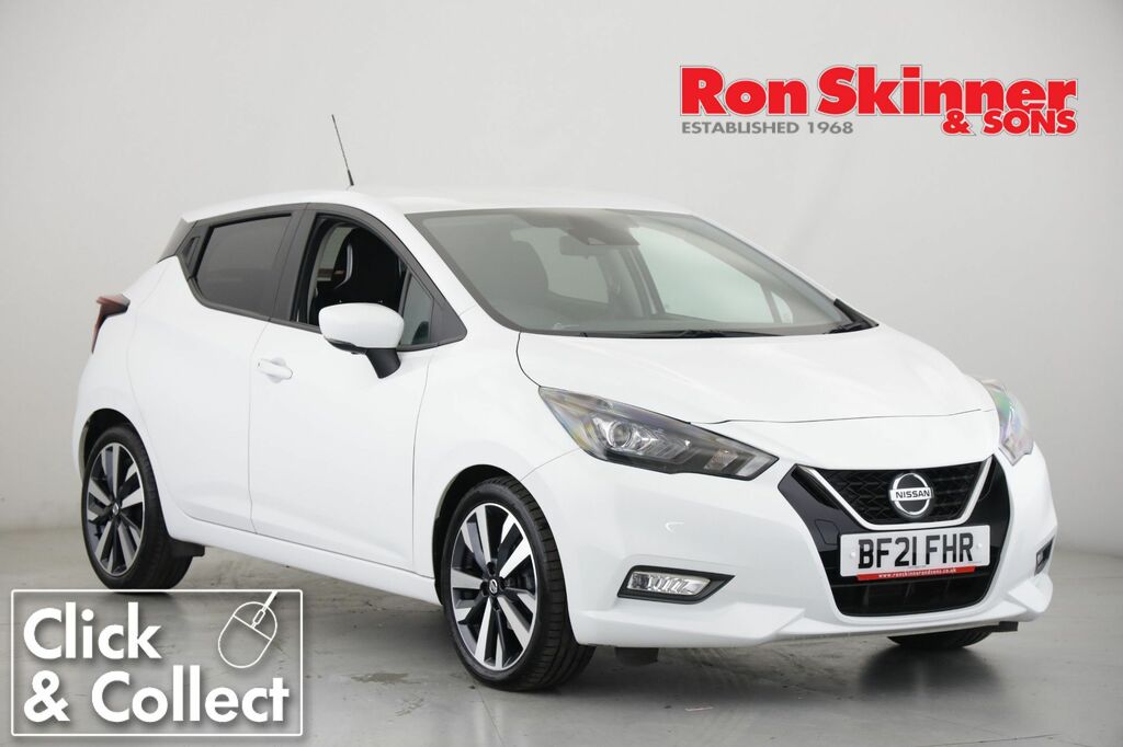 Compare Nissan Micra 1.0 Ig-t Tekna Xtronic 92 Bhp BF21FHR White