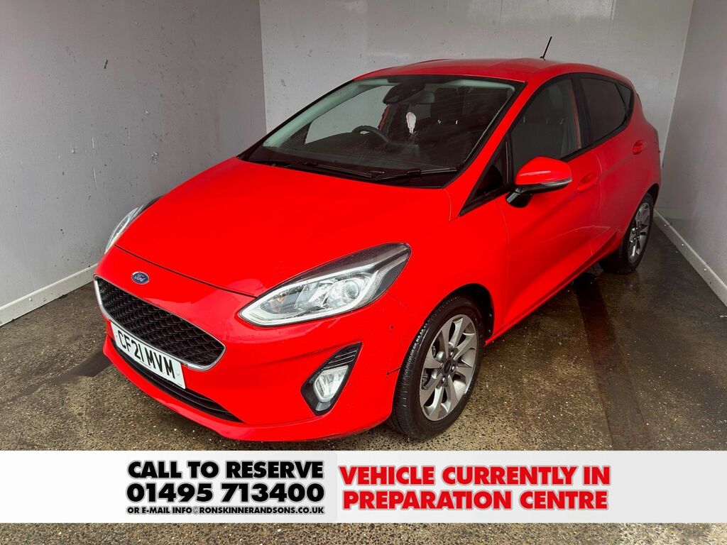 Compare Ford Fiesta 1.0 Trend Mhev 124 Bhp CF21MVM Red