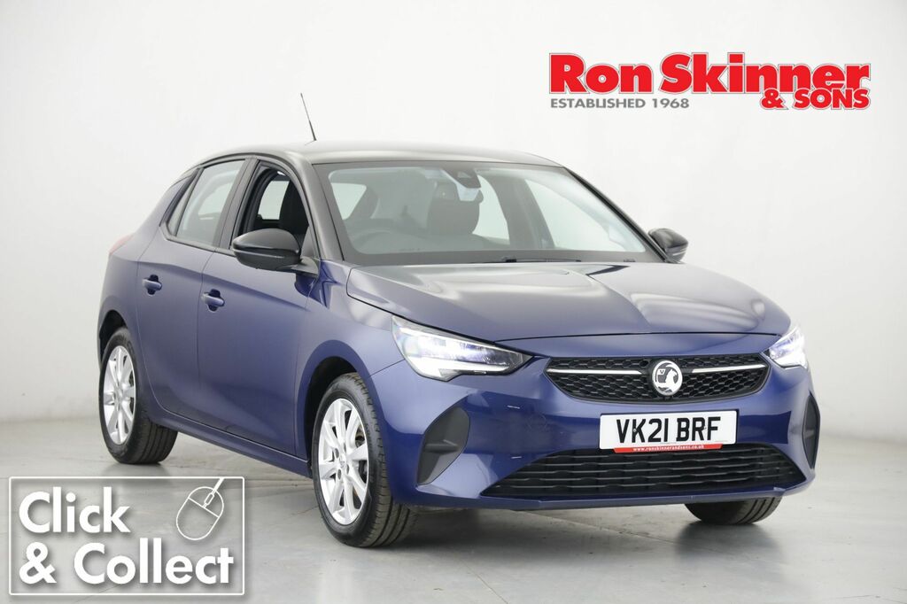 Compare Vauxhall Corsa 1.2 Se Premium 74 Bhp VK21BRF Blue