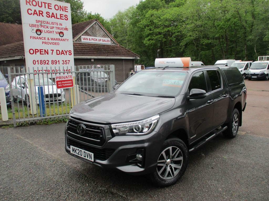 Compare Toyota HILUX 2.4 D-4d Invincible X 4Wd Euro 6 Ss MK20DVN Grey