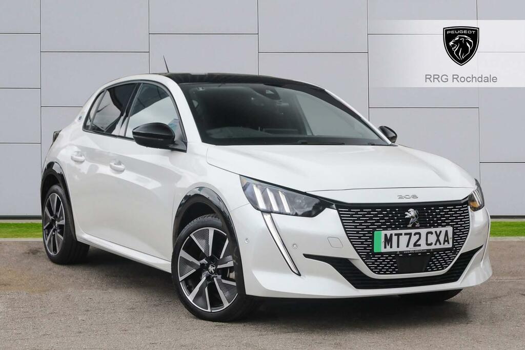 Peugeot e-208 50Kwh Gt 7Kw Charger White #1