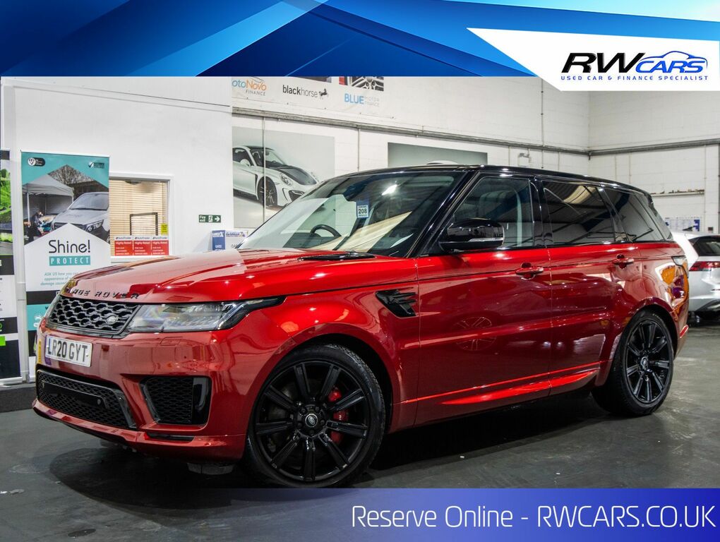 Compare Land Rover Range Rover Sport 2020 2.0 Hse Dynamic 399 Bhp LR20GYT Red