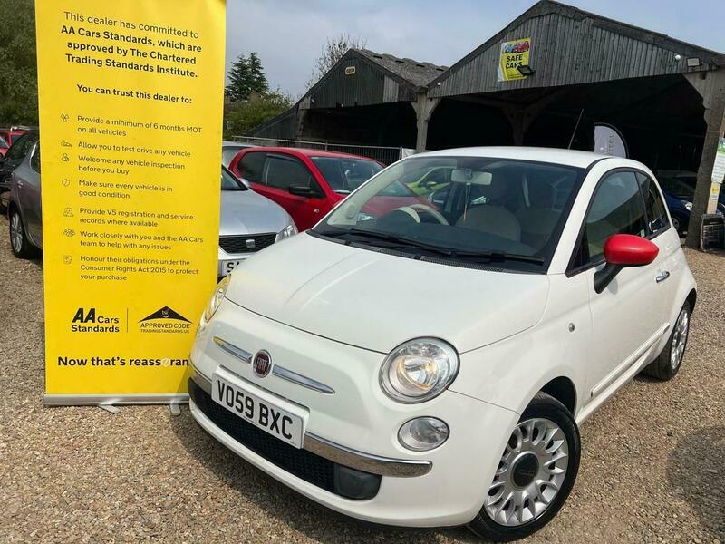 Compare Fiat 500 1.2 Start And Stop VO59BXC White