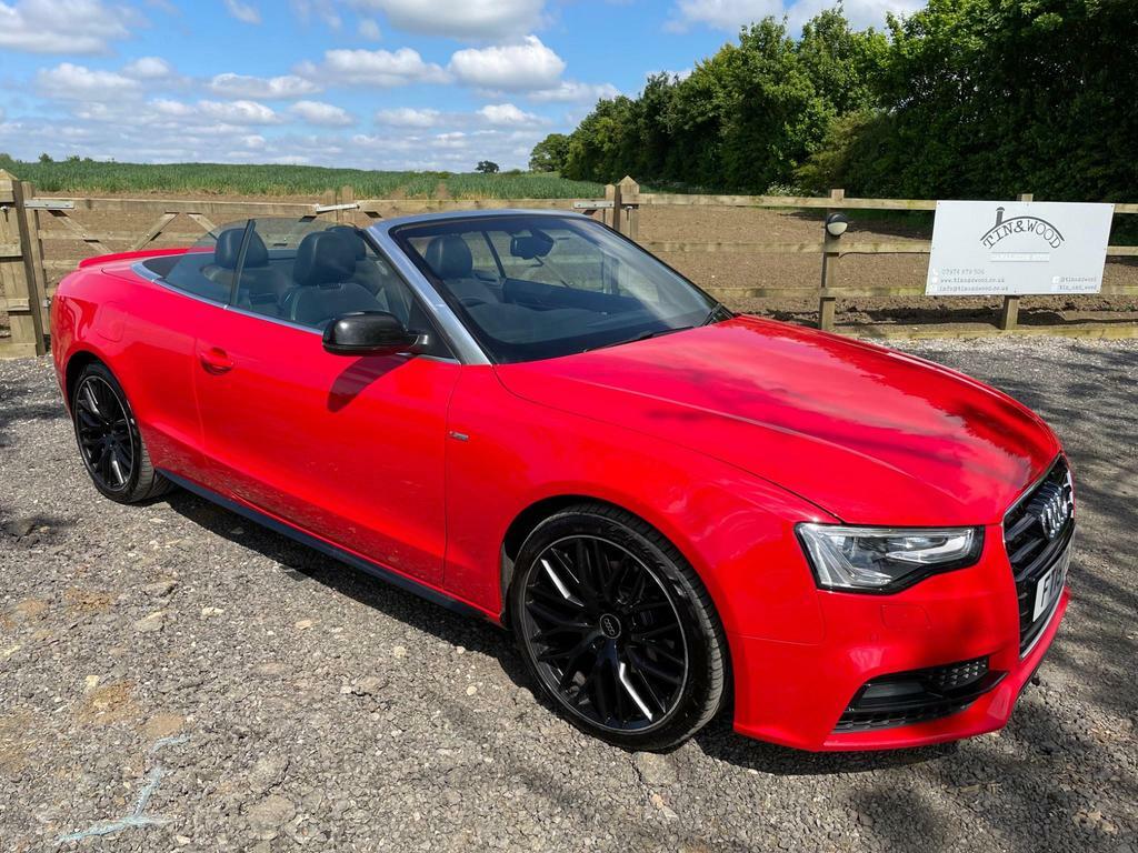 Compare Audi A5 Cabriolet 2.0 Tdi S Line Special Edition Plus Mult FT15PLZ Red