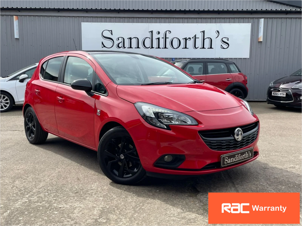 Compare Vauxhall Corsa 1.4I Griffin Hatchback Euro 6 S CK69HLD Red