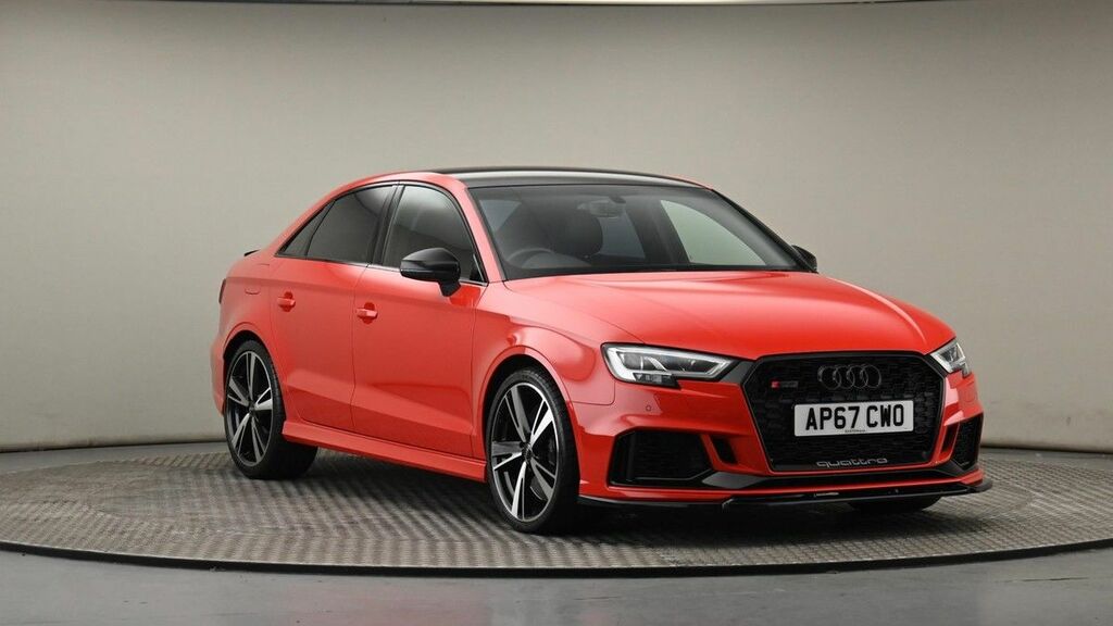 Compare Audi RS3 2.5 Tfsi S Tronic Quattro Euro 6 Ss AP67CWO Red