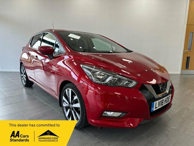 Compare Nissan Micra Ig-t Tekna 89 LV18HDE Red