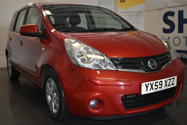 Compare Nissan Note 1.4 Acenta 88 Bhp YX59XZZ Red