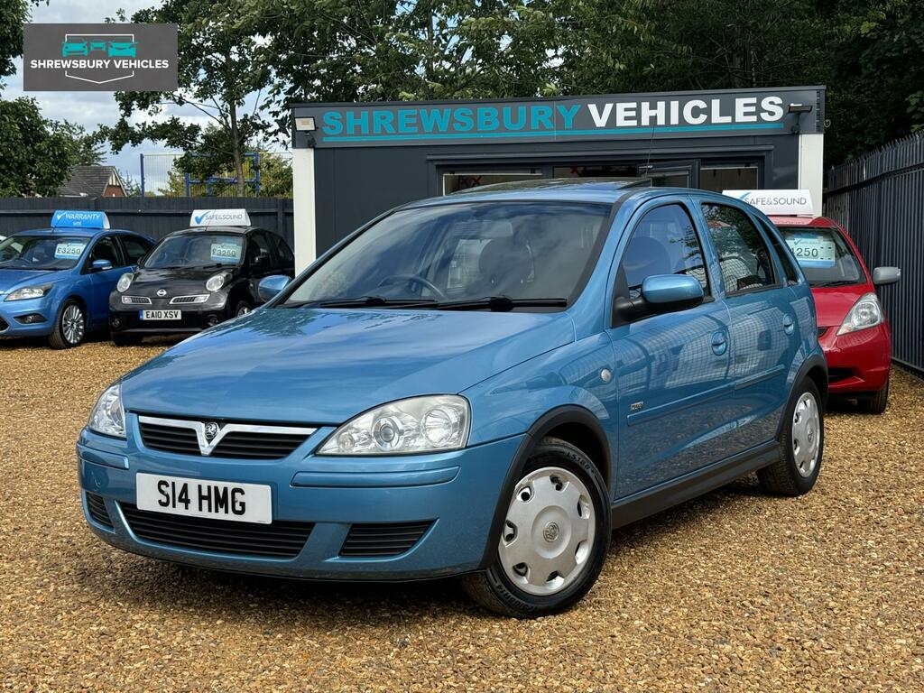 Compare Vauxhall Corsa 1.4I 16V Design Hatchback A  Blue