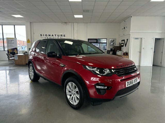 Compare Land Rover Discovery Sport Sport 2.0 Td4 Se Tech 180 Bhp DU66AGO Red