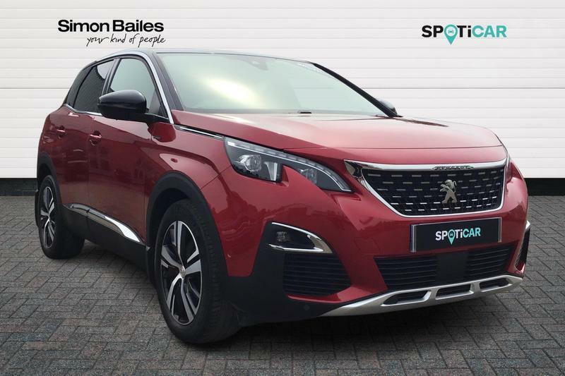 Compare Peugeot 3008 1.2 Puretech Gt Line Euro 6 Ss NV17LNY Red