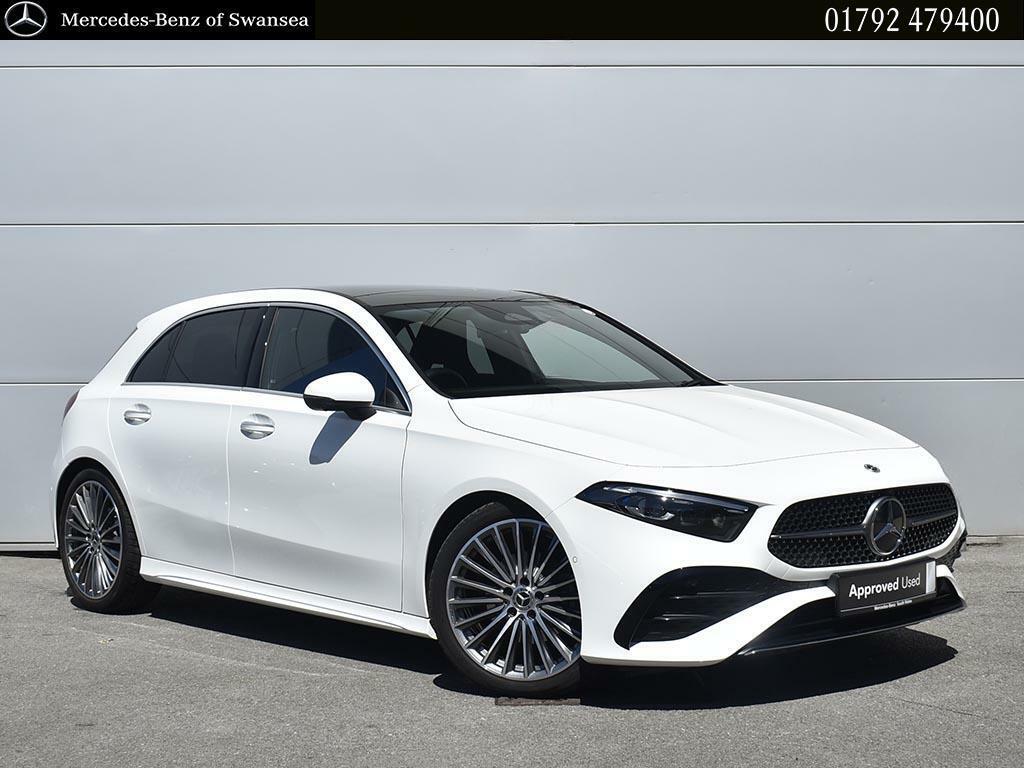 Compare Mercedes-Benz A Class A 180 Amg Line Premium Plus Hatchback CV23UCT White