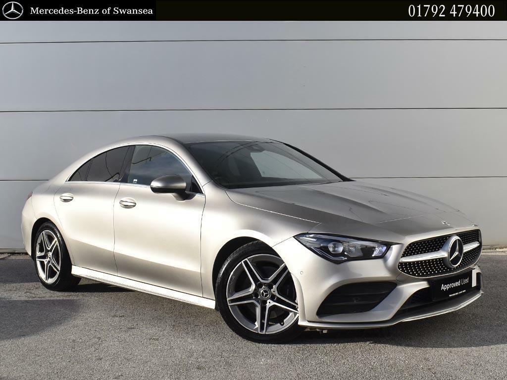 Compare Mercedes-Benz CLA Class 1.3 Cla200 Amg Line Coupe 7G-dct Euro 6 Ss CV70UTK Silver