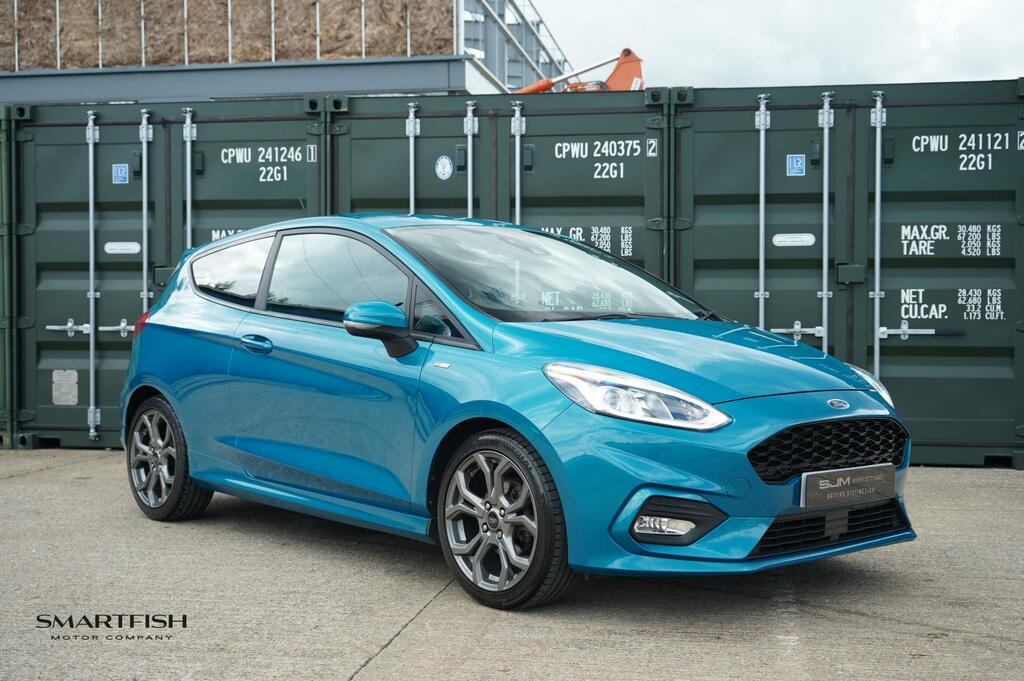 Compare Ford Fiesta 1.0T Ecoboost St-line Hatchback  Blue