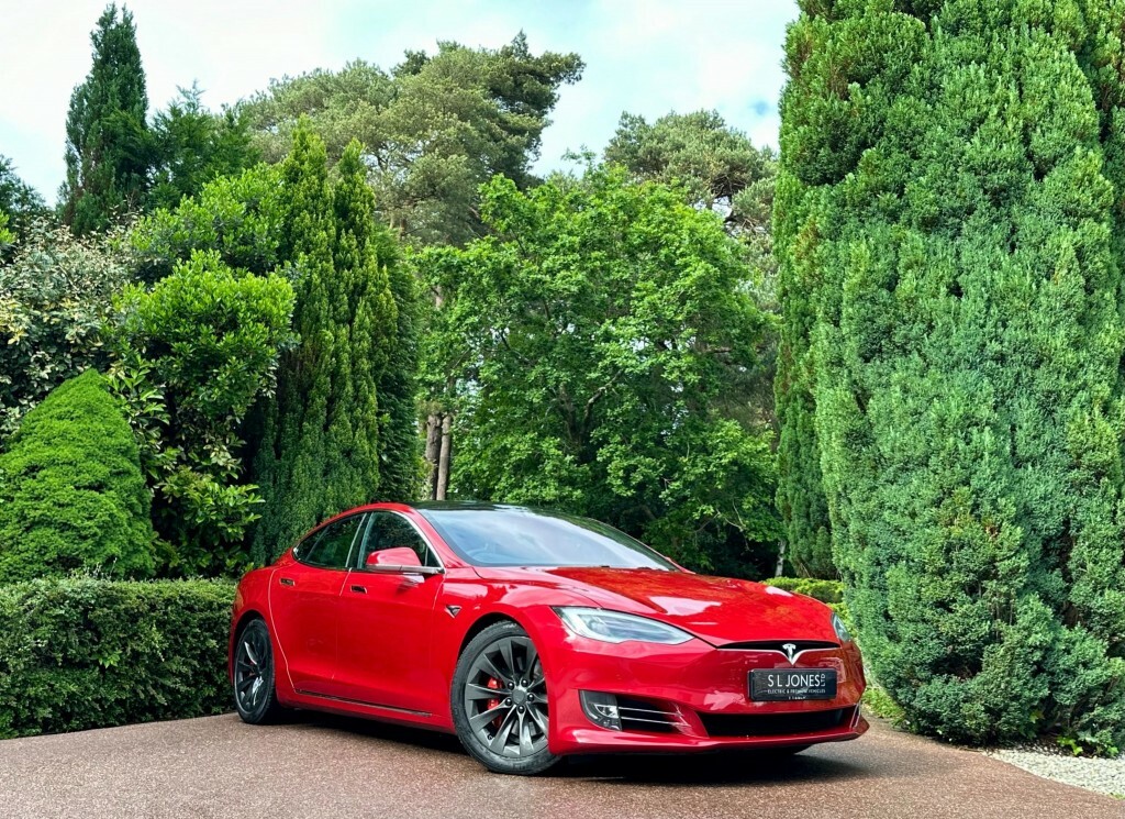 Tesla Model S Model S Long Range Awd Red #1