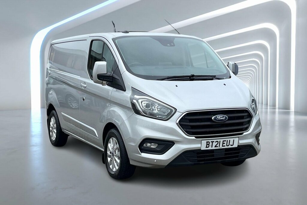 Compare Ford Transit Custom 2.0 Ecoblue 130Ps Low Roof Limited Van BT21EUJ Silver