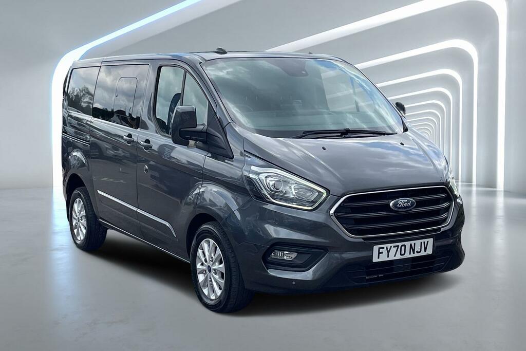 Compare Ford Transit Custom 2.0 Ecoblue 170Ps Low Roof Dcab Limited Van FY70NJV Grey