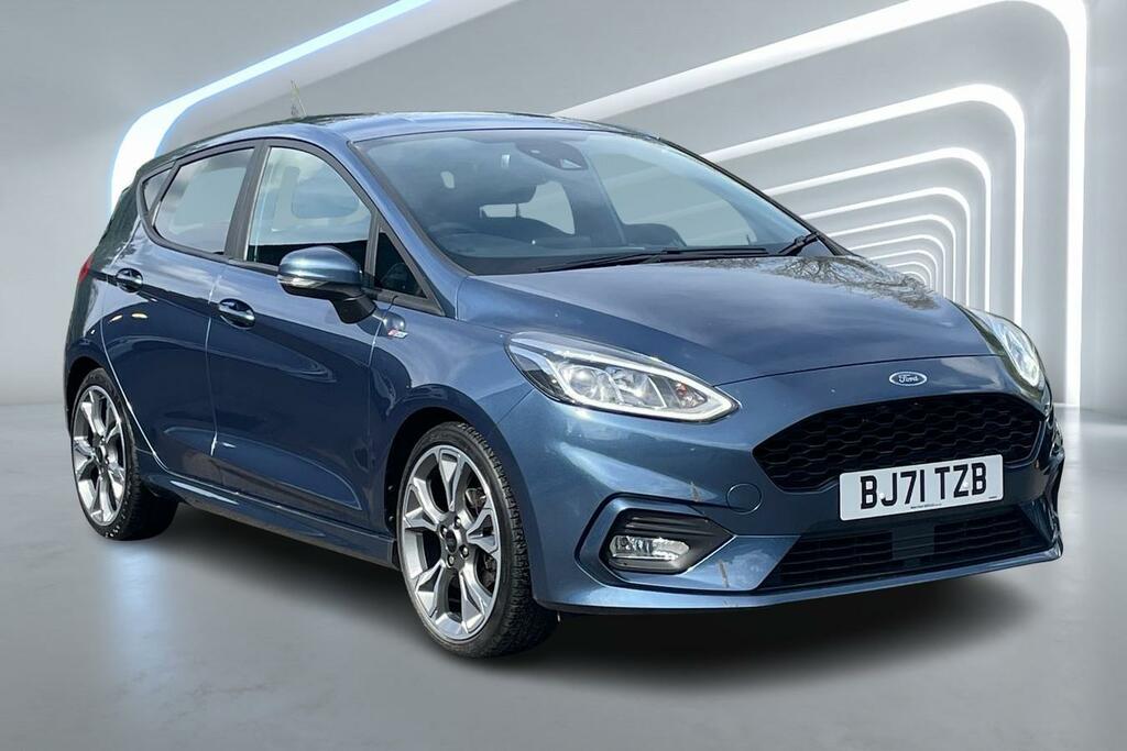 Compare Ford Fiesta 1.0 Ecoboost Hybrid Mhev 155 St-line X Edition BJ71TZB Blue